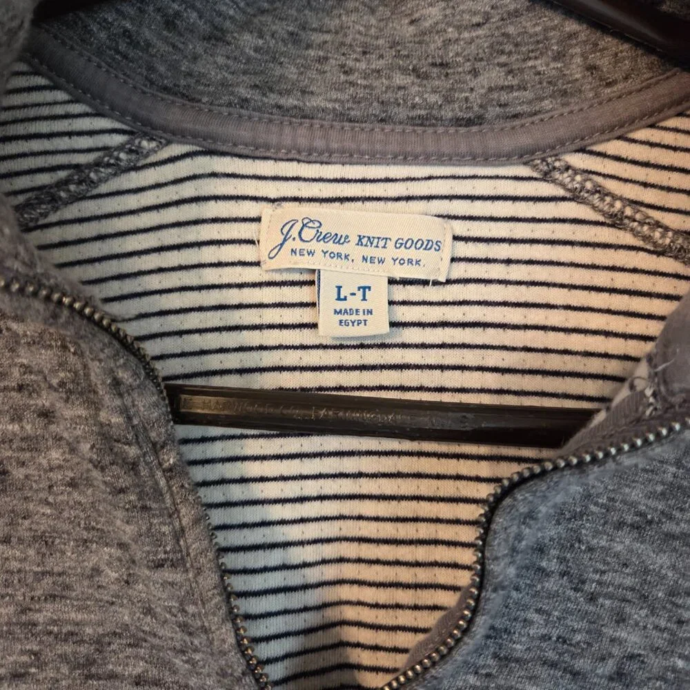 JCREW‎ Double-knit half-zip pullover